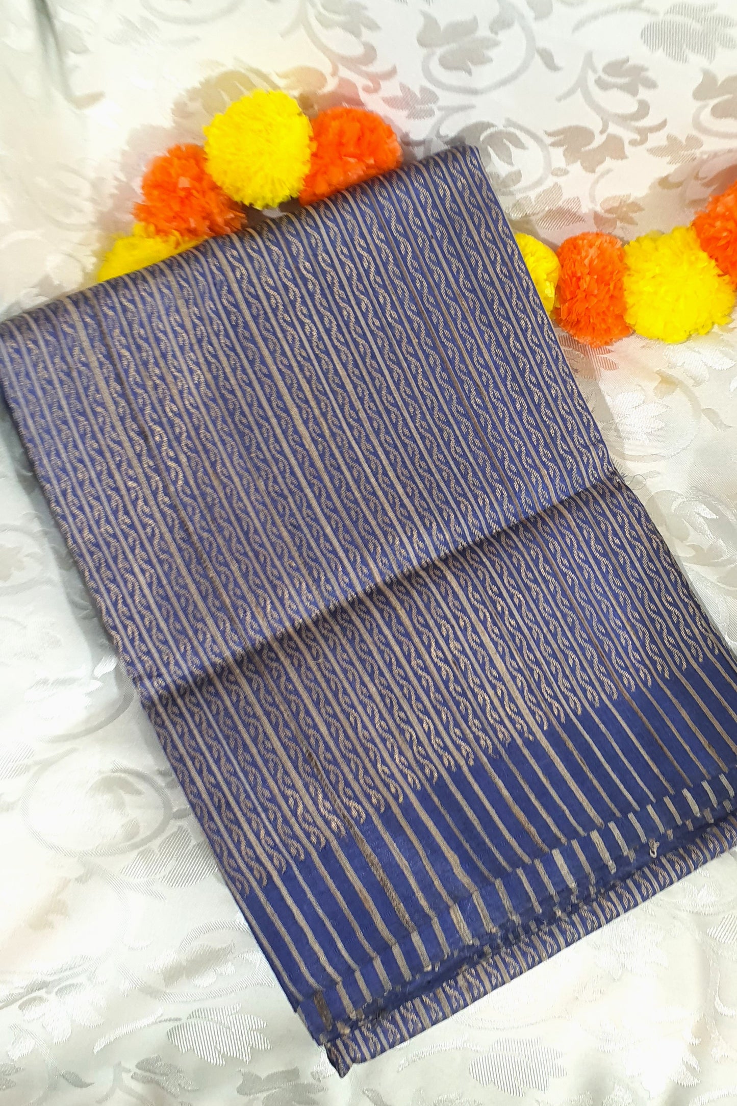 Blue Kosa Silk