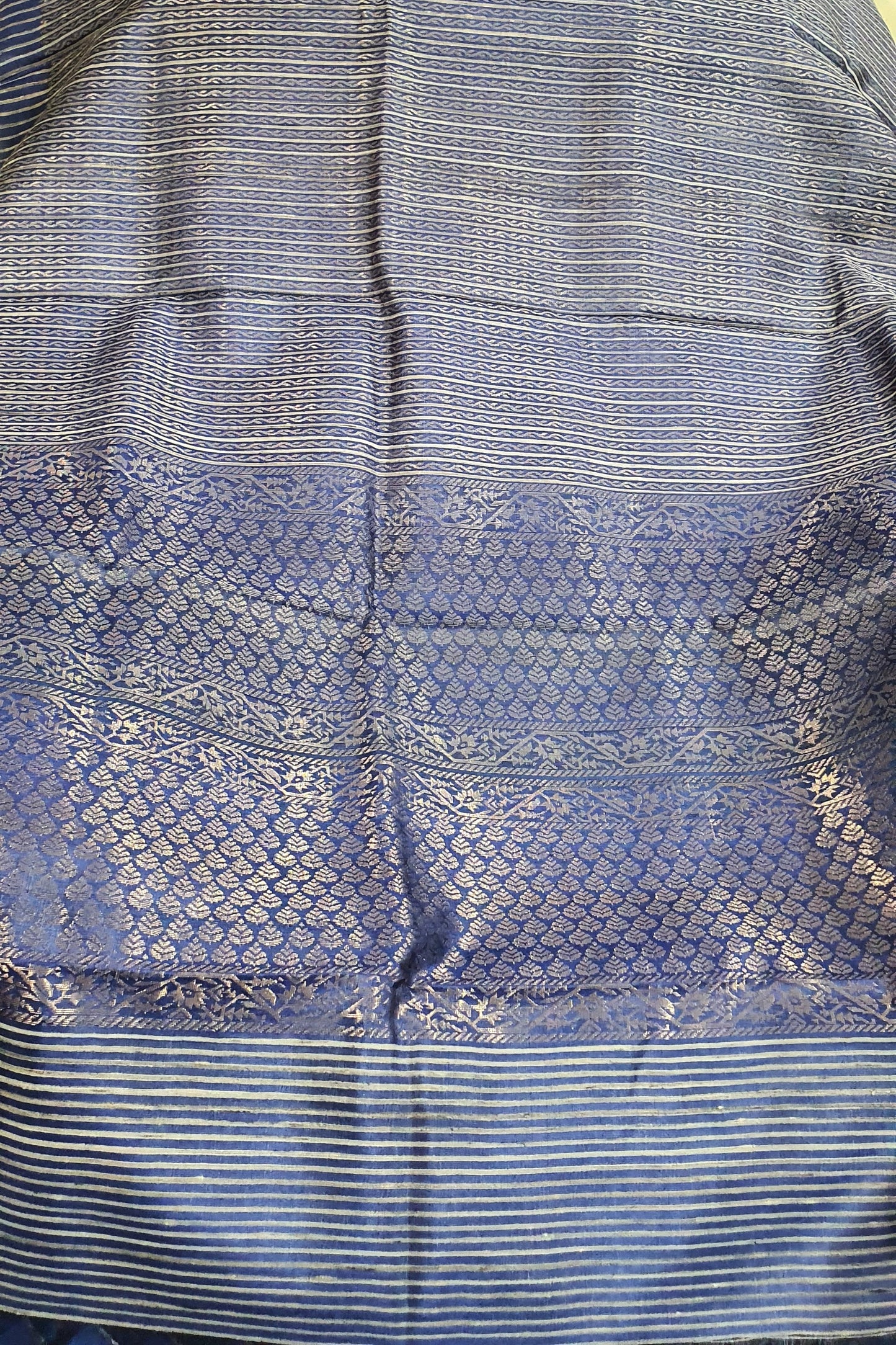 Blue Kosa Silk