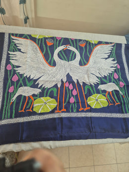 Handwork Festive Kantha Work Saree