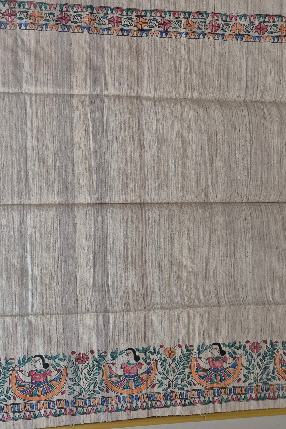 Natural Pure Handloom Tussar Silk Saree