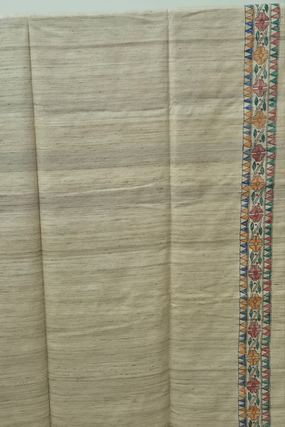 Natural Pure Handloom Tussar Silk Saree