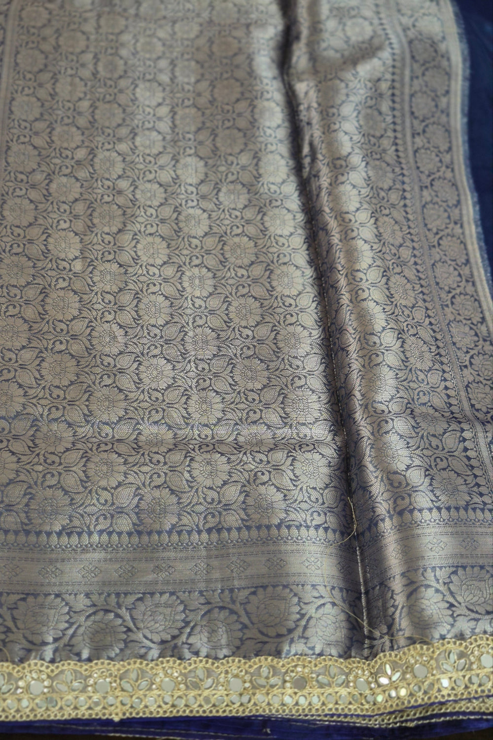 Electric_Blue_Pure_Banaarasi_Tissue_Saree7