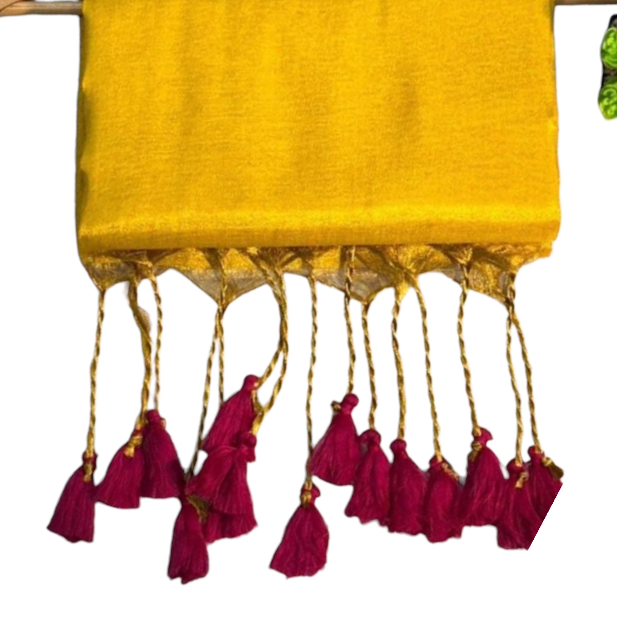 Yellow glass tissue 