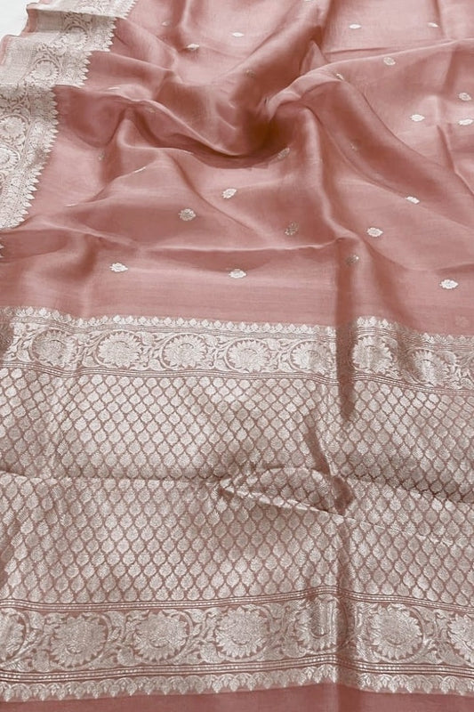 Peach Kora Organza