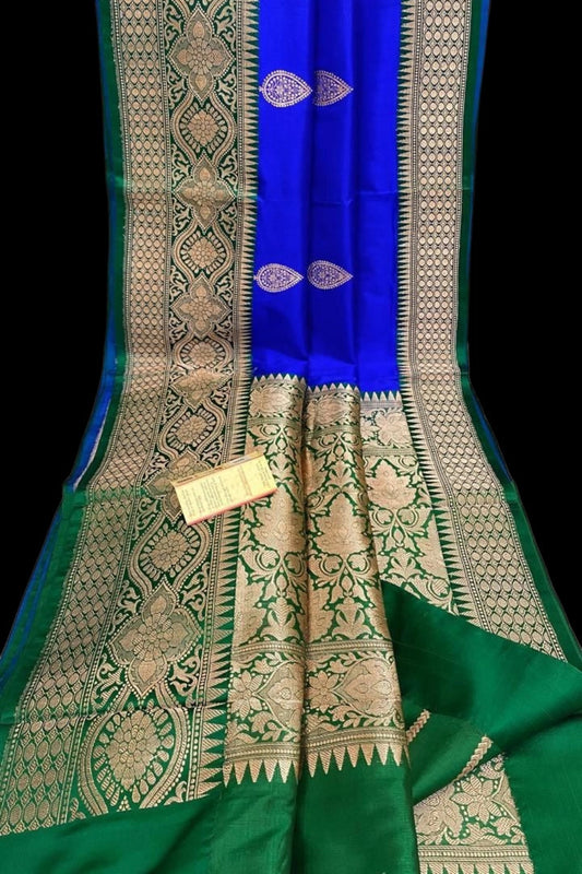  Nila Pure Handloom Katan Banarasi 