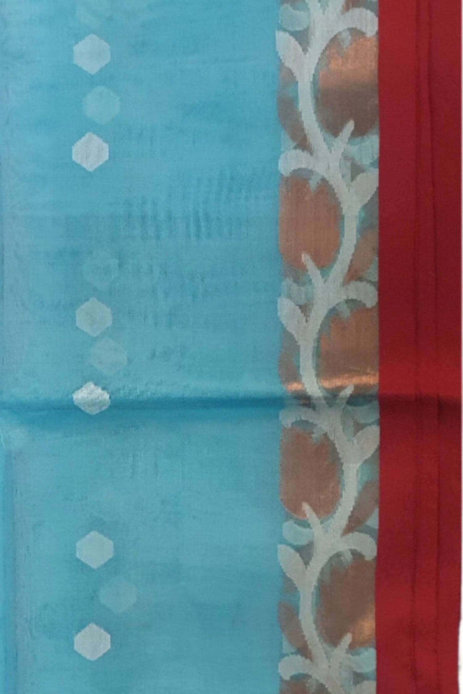 Firoza Sari Pure Muslin Silk Saree Pure silk Saree 