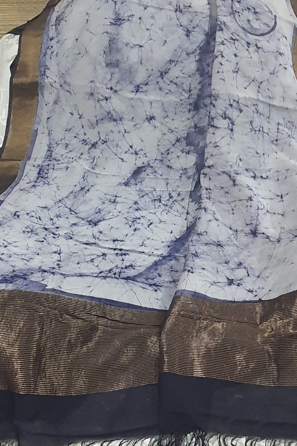 Blue Bamboo Silk