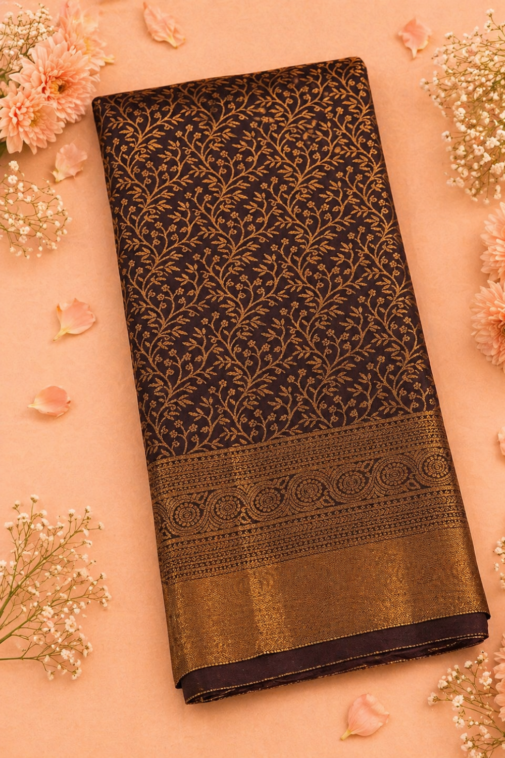  Deep Coffee kanjiwaram saree
