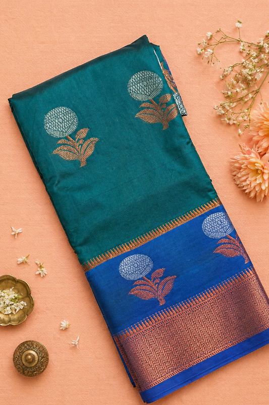 Green soft silk saree