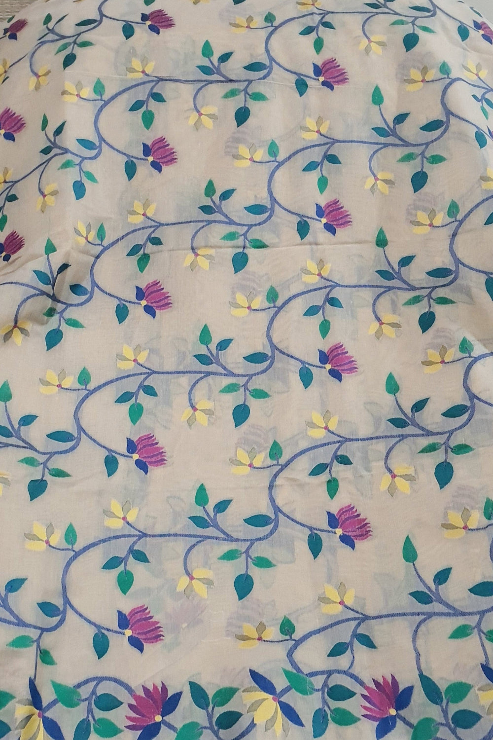 Pure handloom weaved jamdani saree