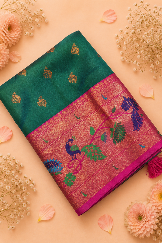 Mor kanthi saree