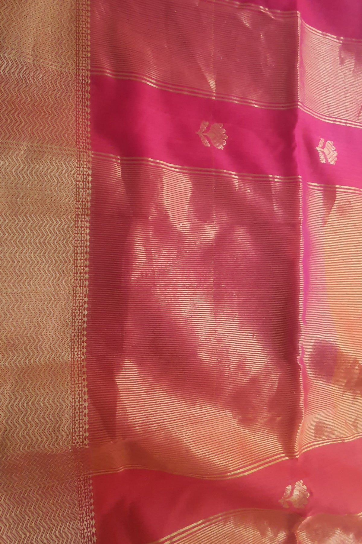 Koonjitha_Orange_Pink_Pure_Maheshwari_Saree