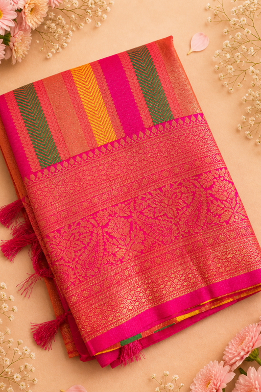Pink Rangkat Silk