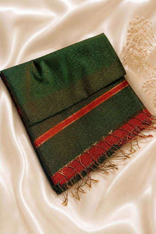 Pure Maheshwari tissue saree