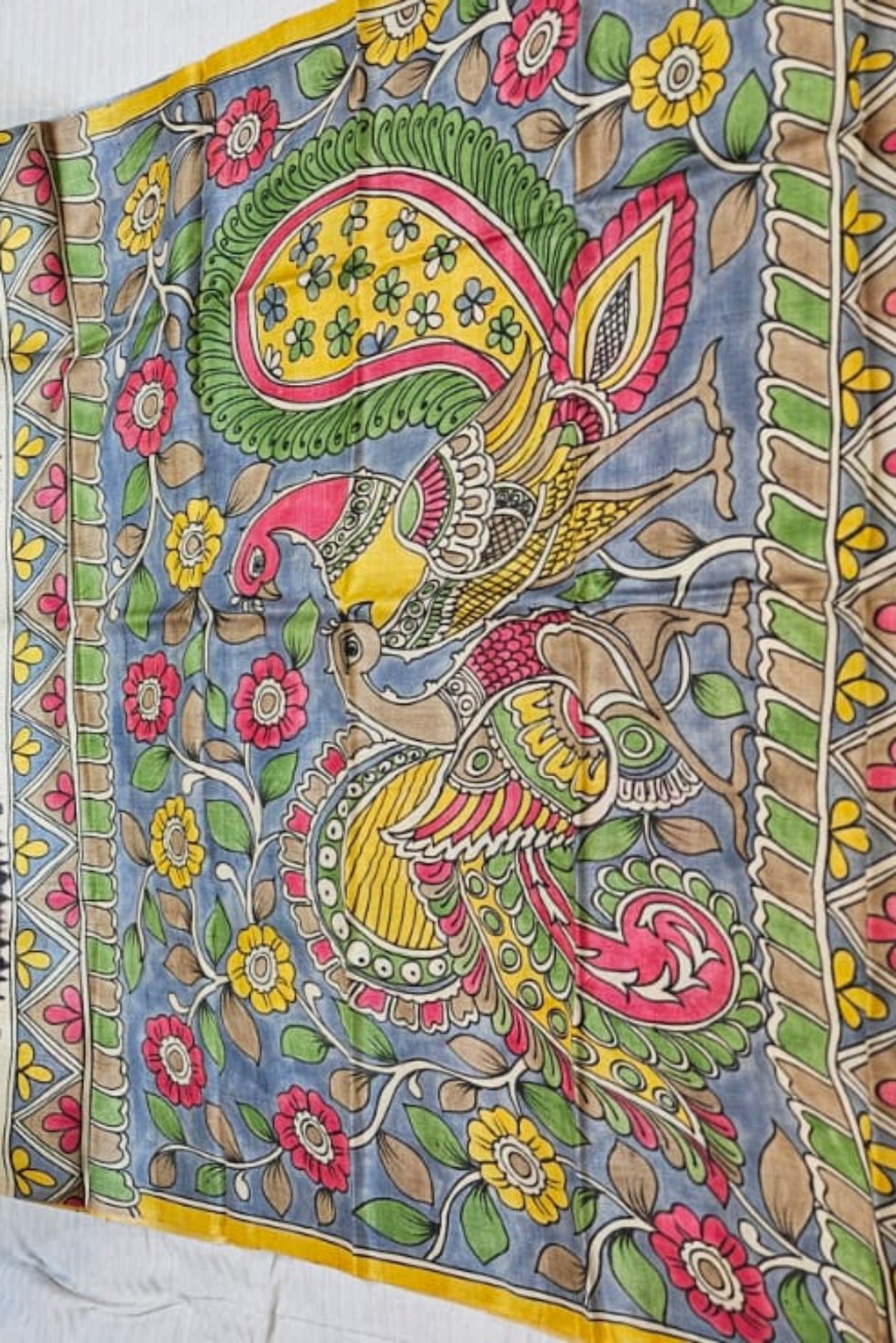 Pure_tussar_Fusion_shibori_and_kalamkaris_saree