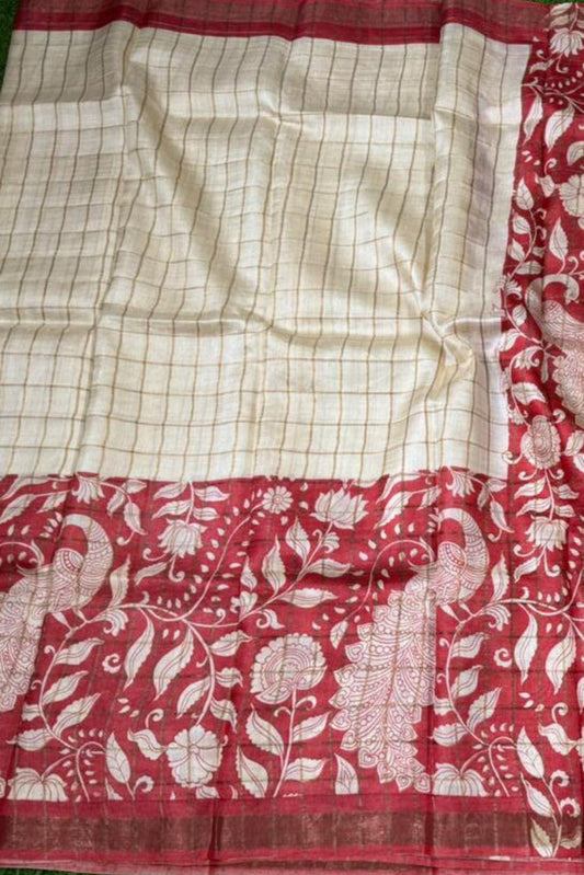 Red_White_check_pure_handloom_saree_1.2