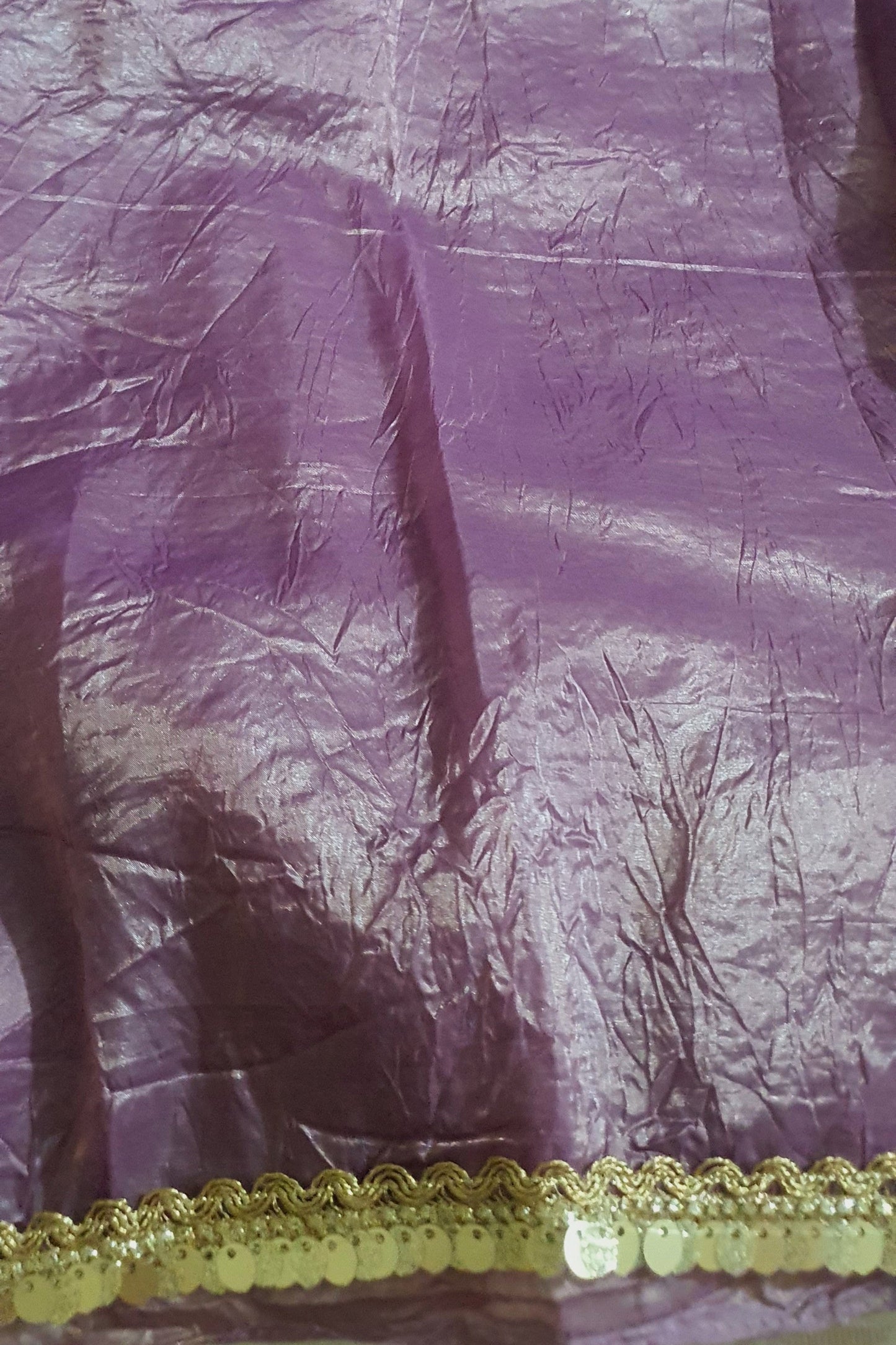 Purple Tissue saree