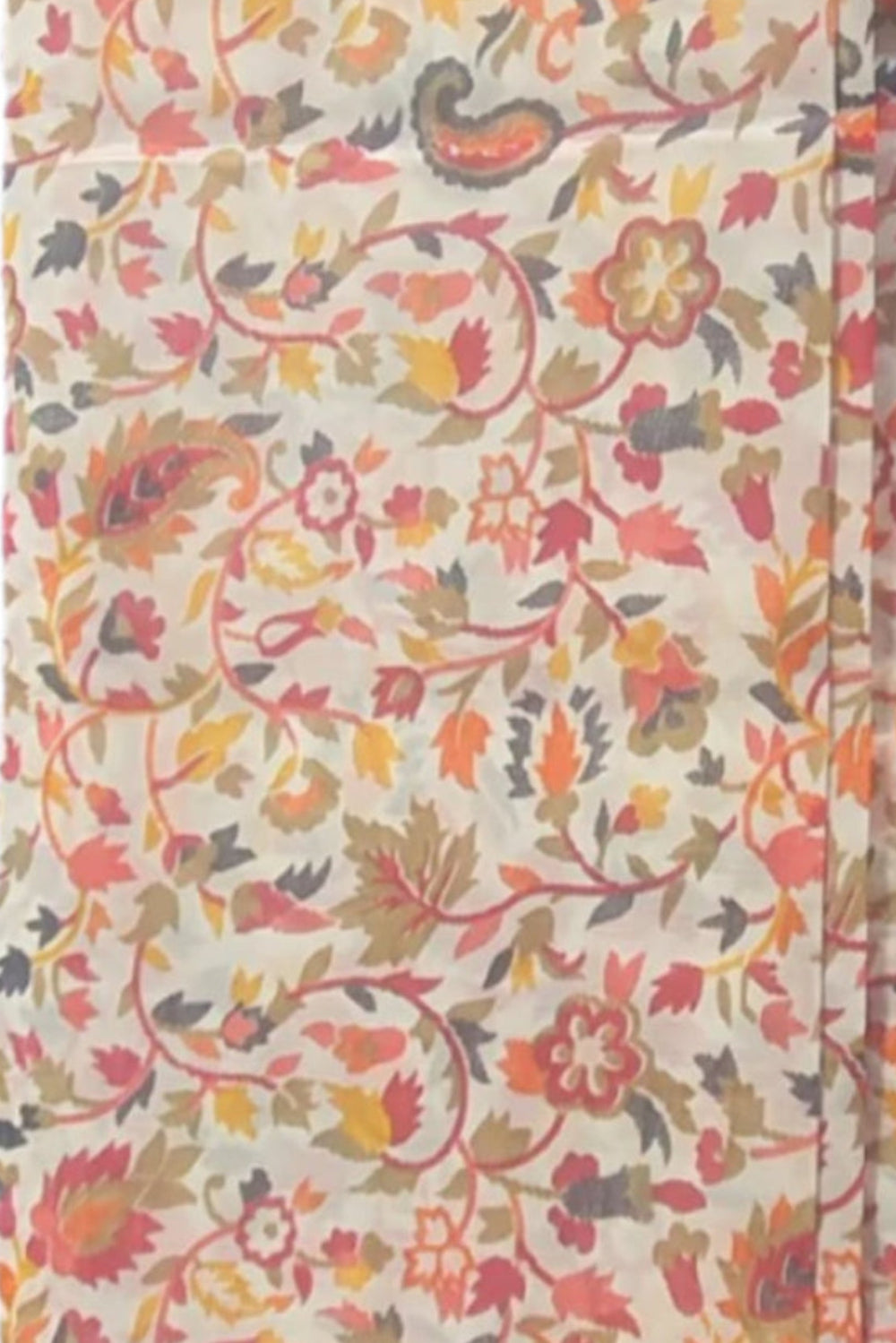 Tussar Pashmina print 