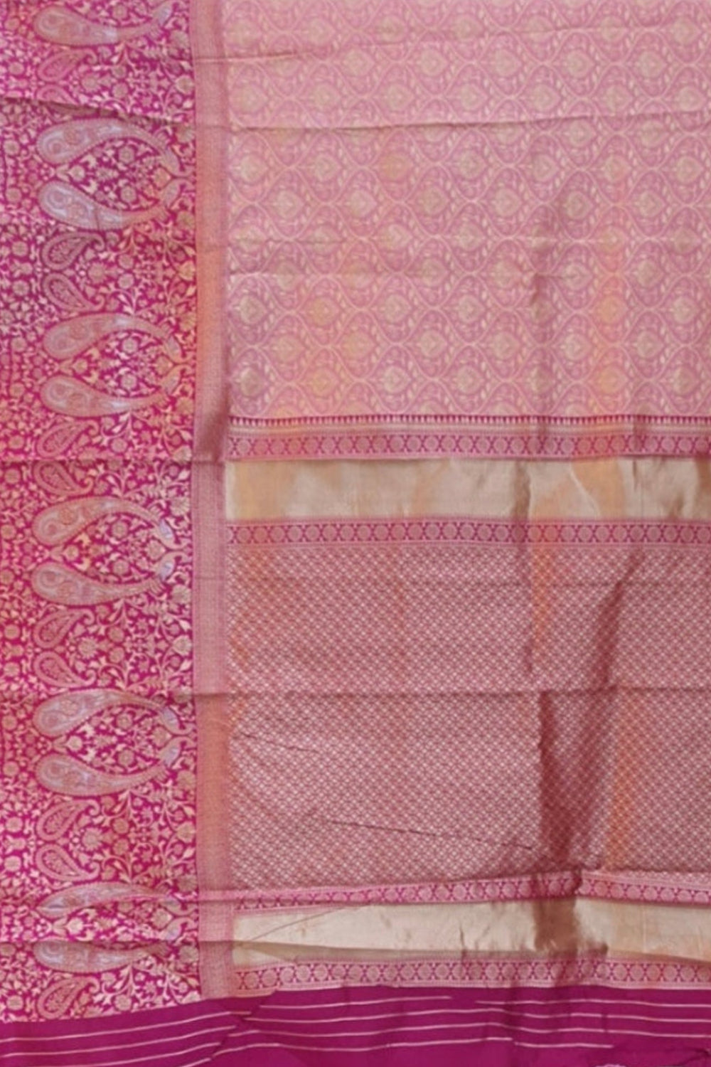 Pink Banarasi Saree