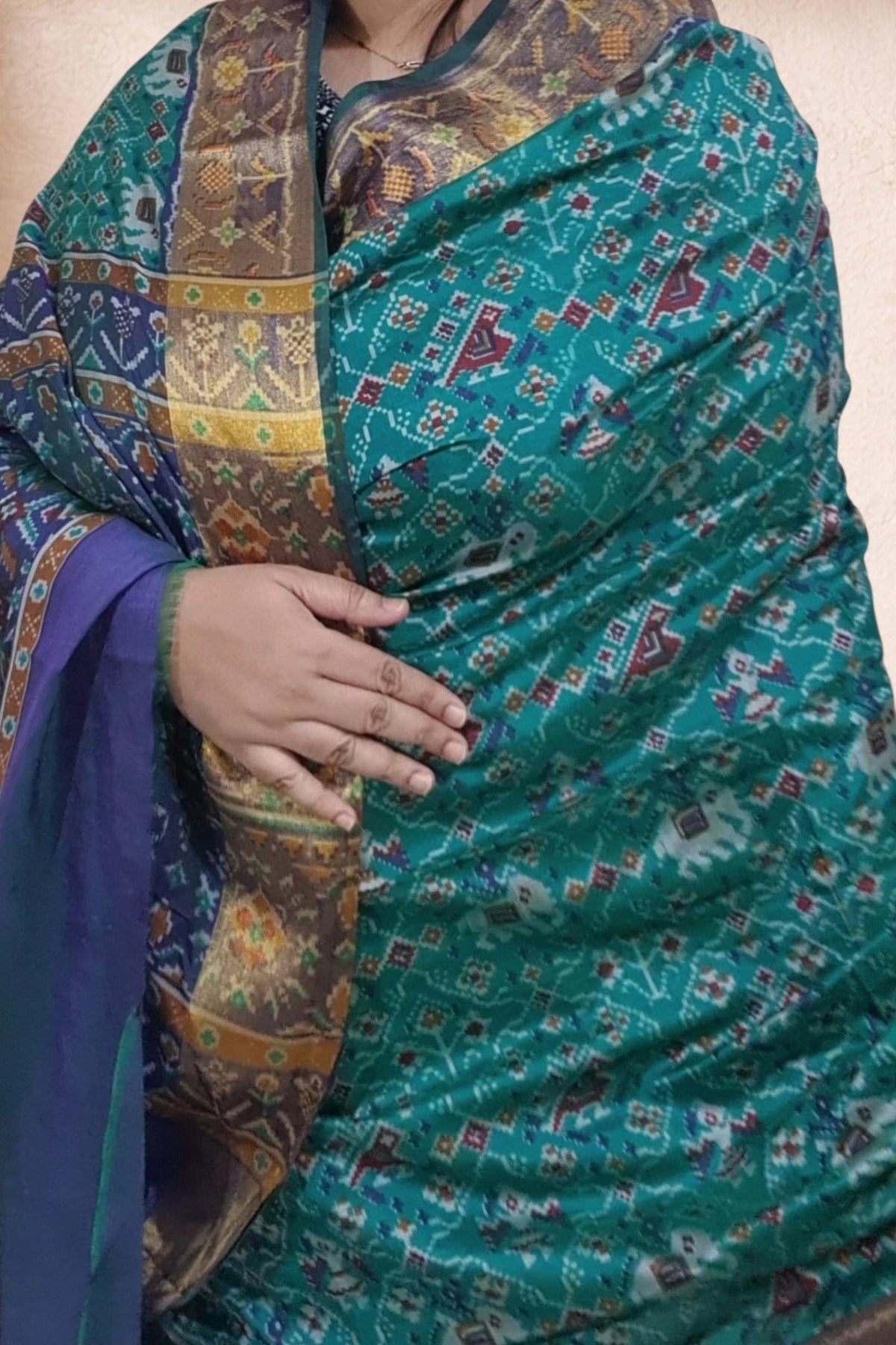 Koonjitha semi patola saree