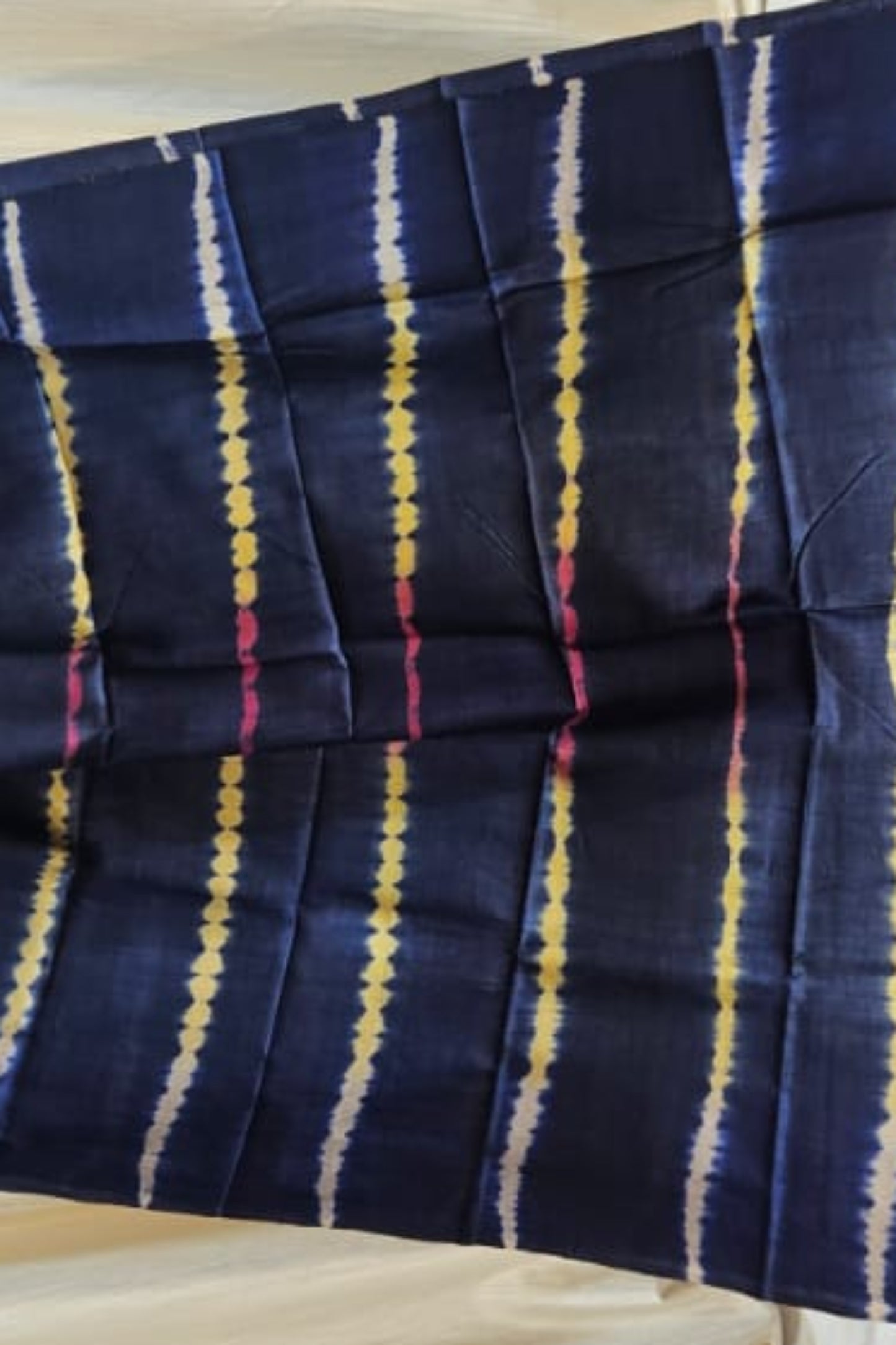 Koonjitha_fusion_saree_of_shibori_kalamkari