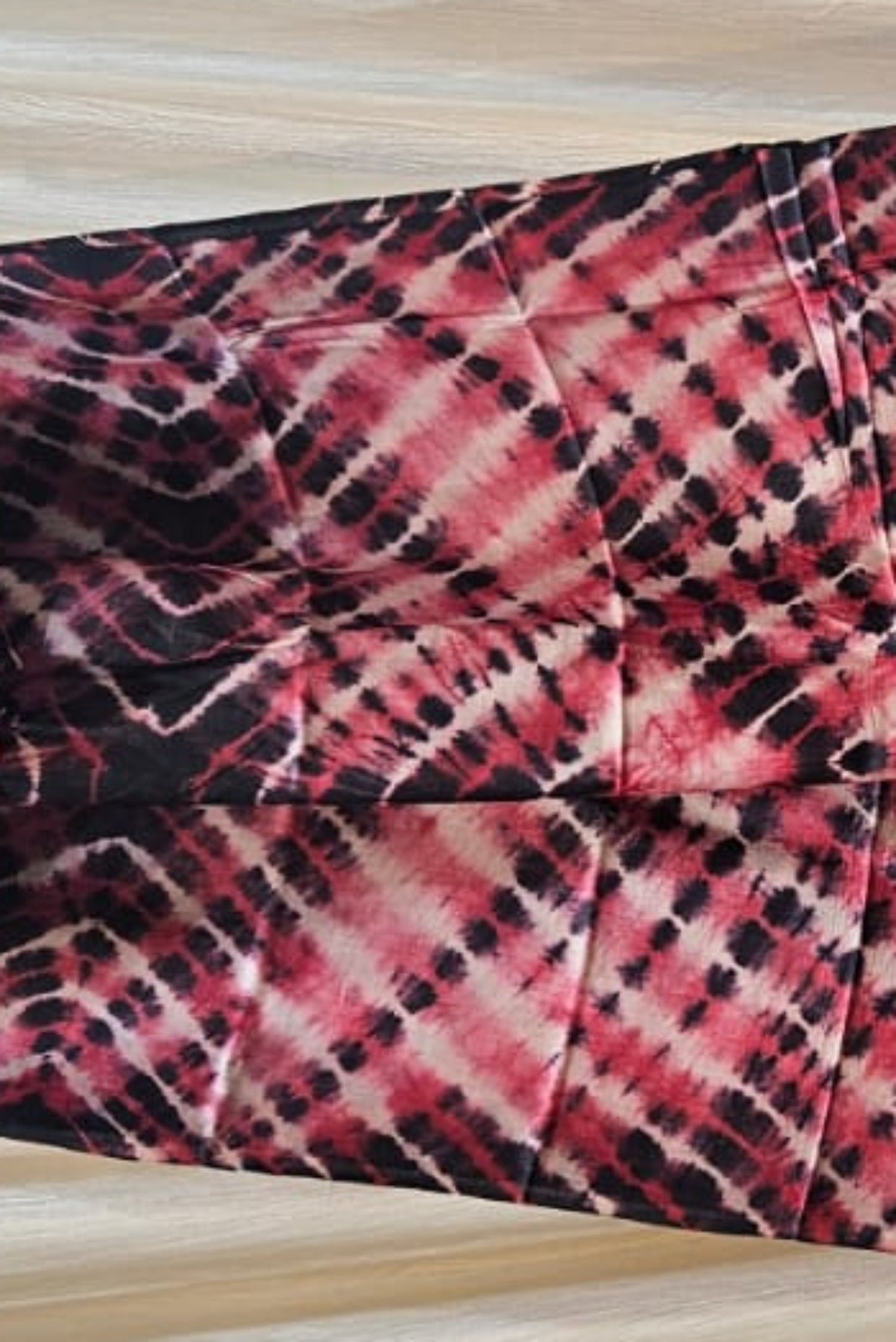 fusion_saree_of_shibori_kalamkari