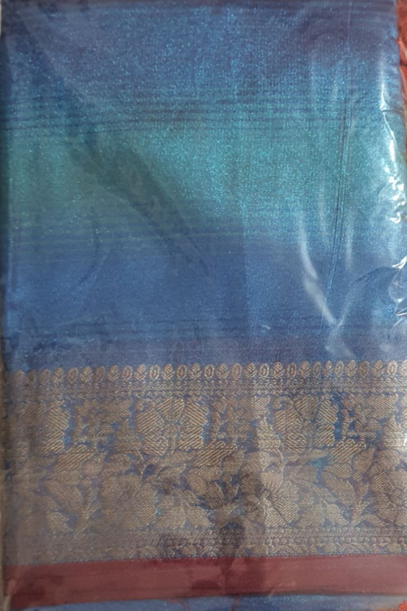 Multicolor Blue Glass Tissue
