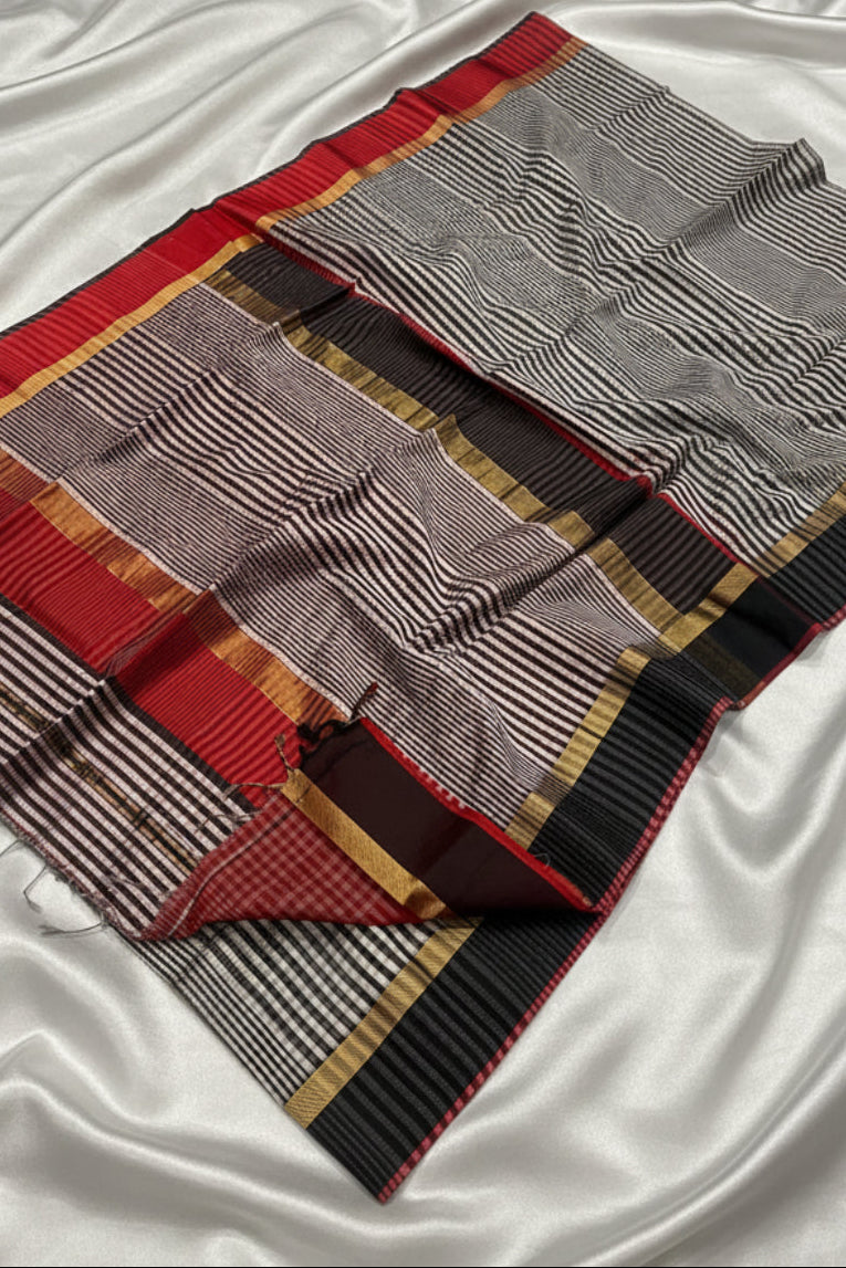 handwoven pure maheshwari saree