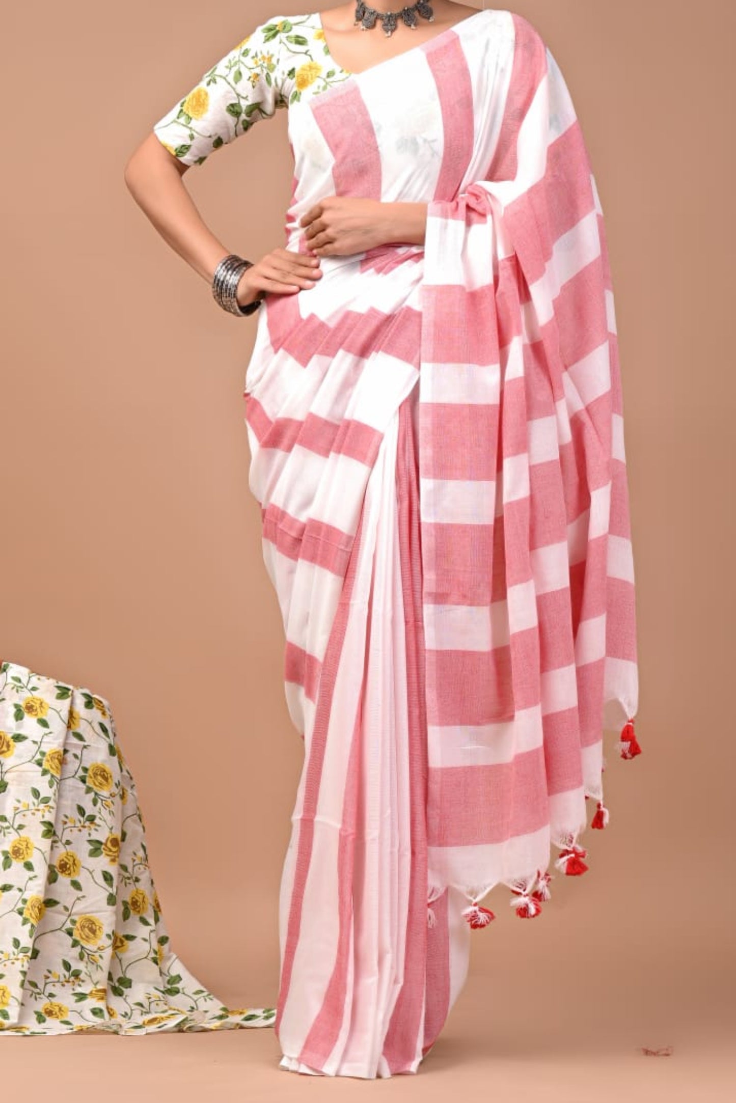 khadi cotton saree 2