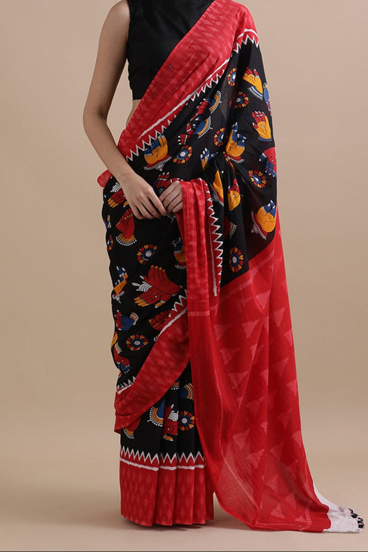 mul cotton saree