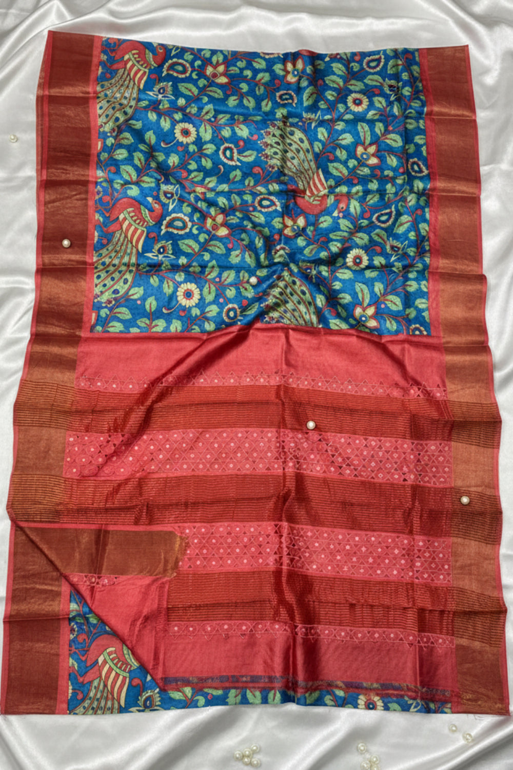 pure handloom tussar saree 