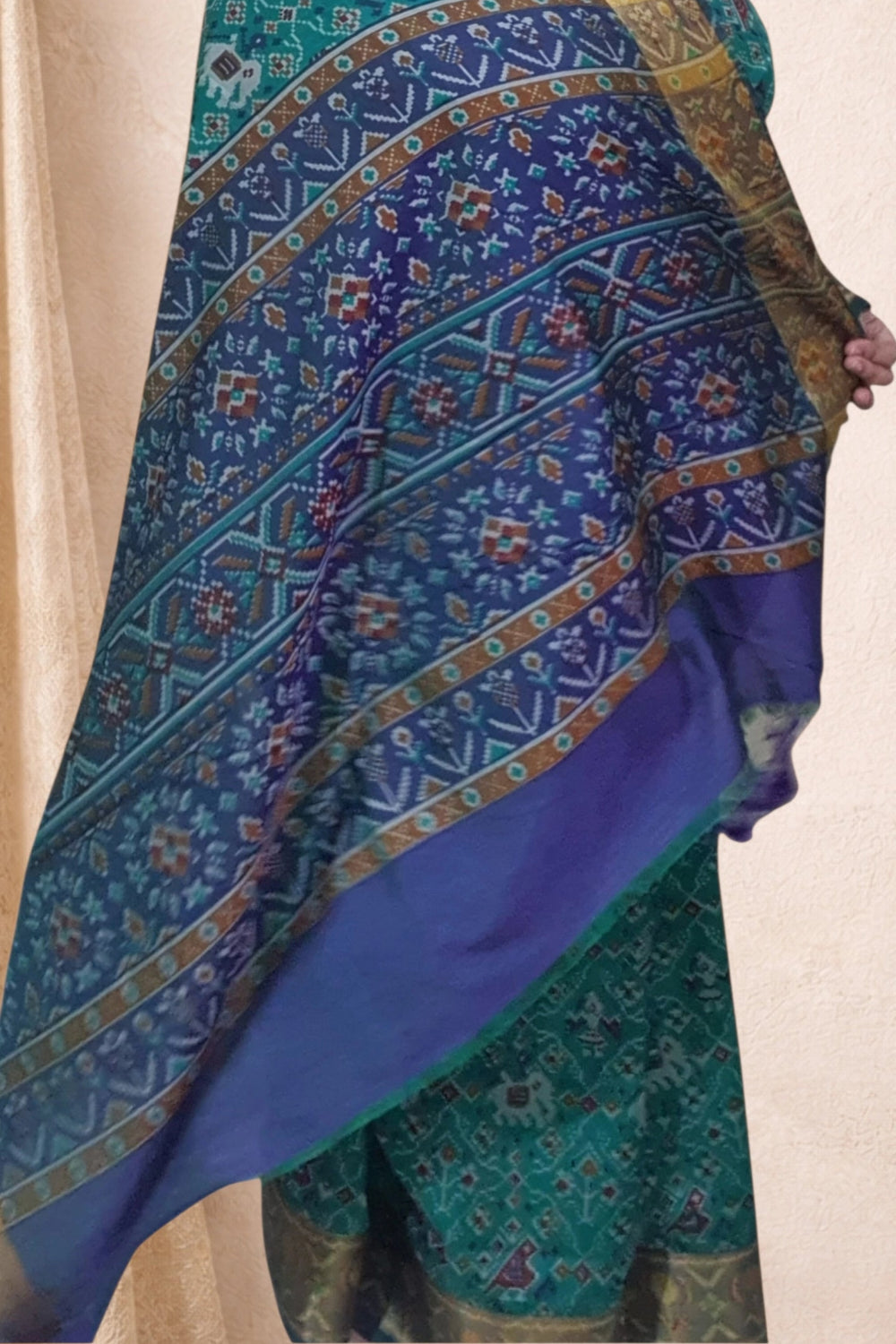 Koonjitha semi patola saree