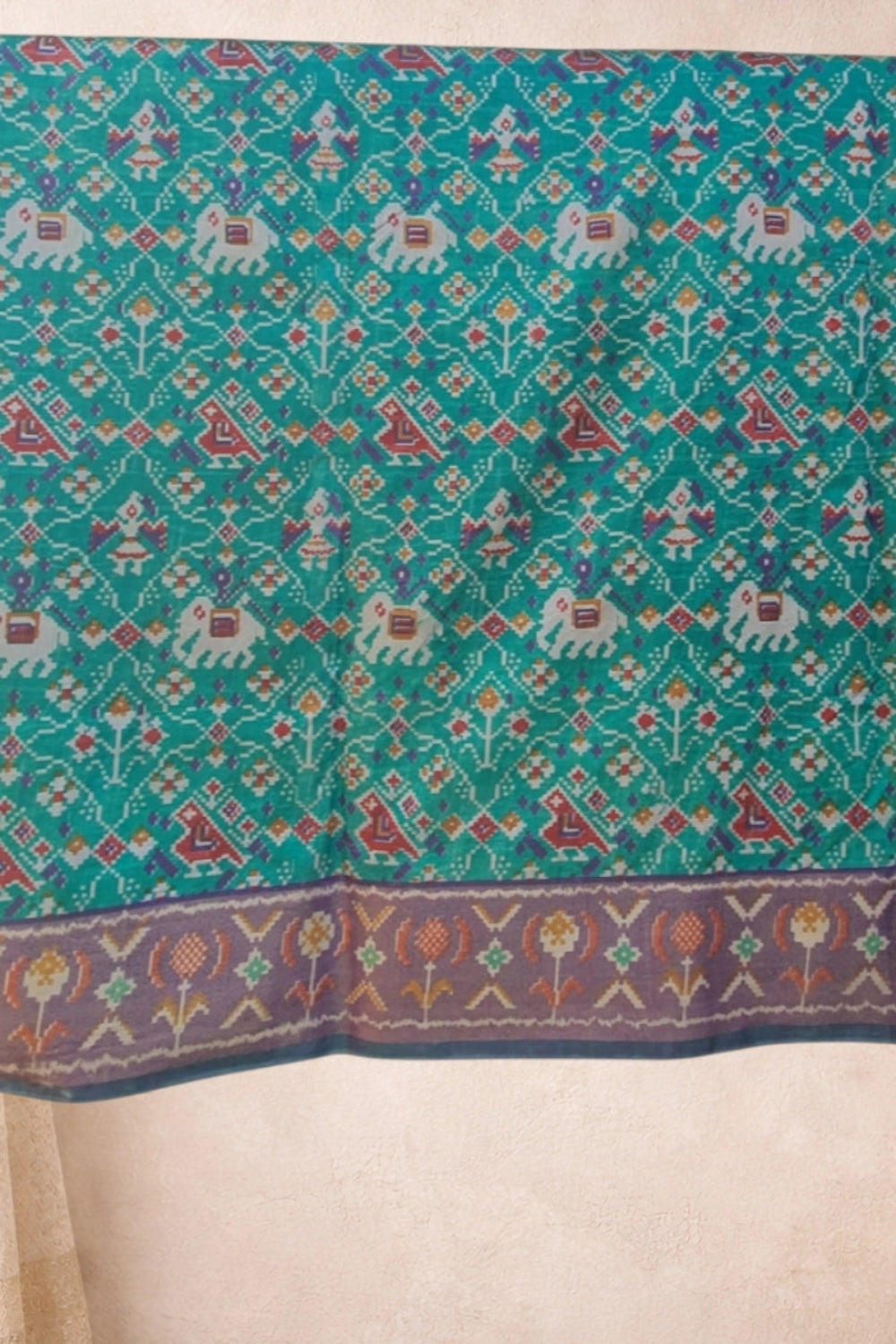 Koonjitha semi patola saree