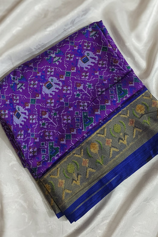 Violet semi patola