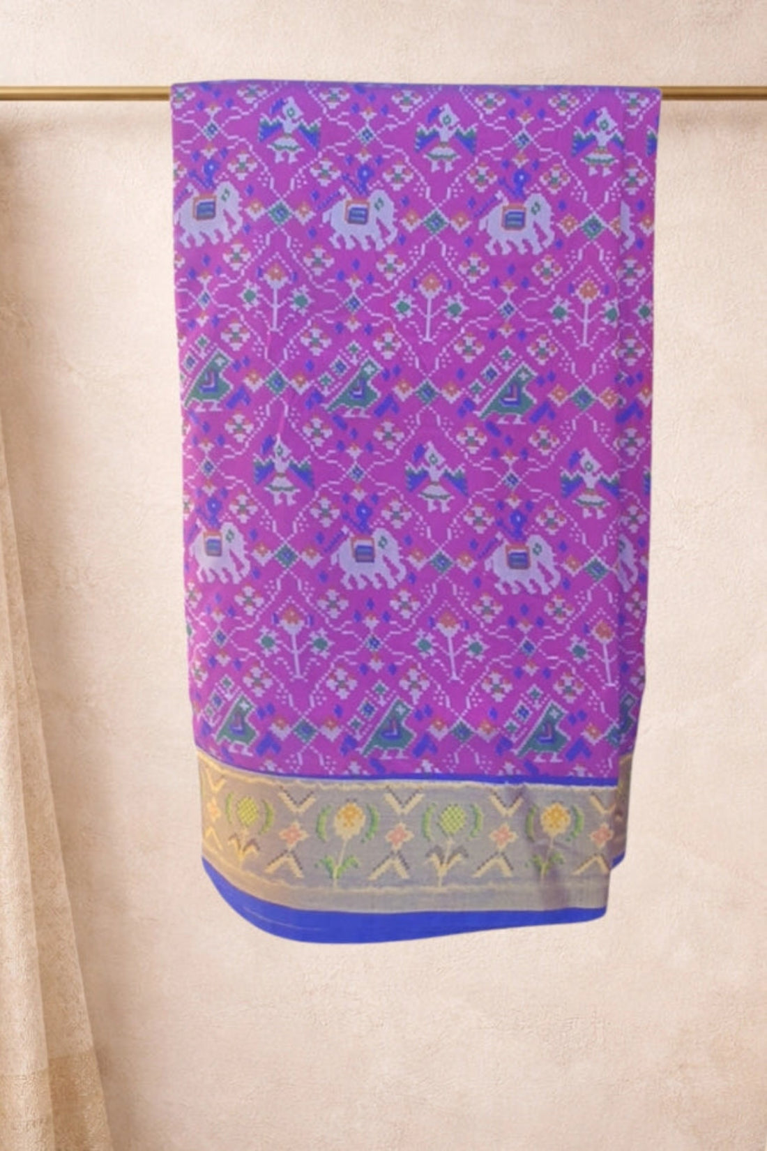 Koonjitha Semi patola violet