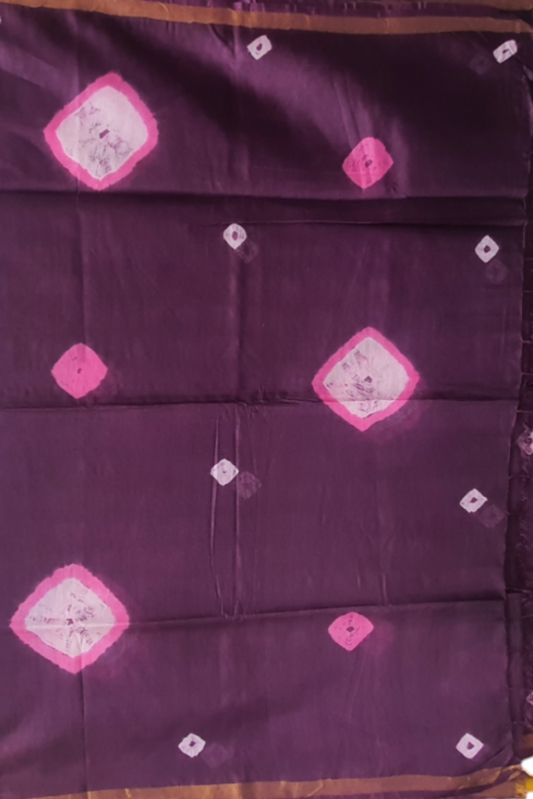 Violet Saree Pure SIlk Saree 