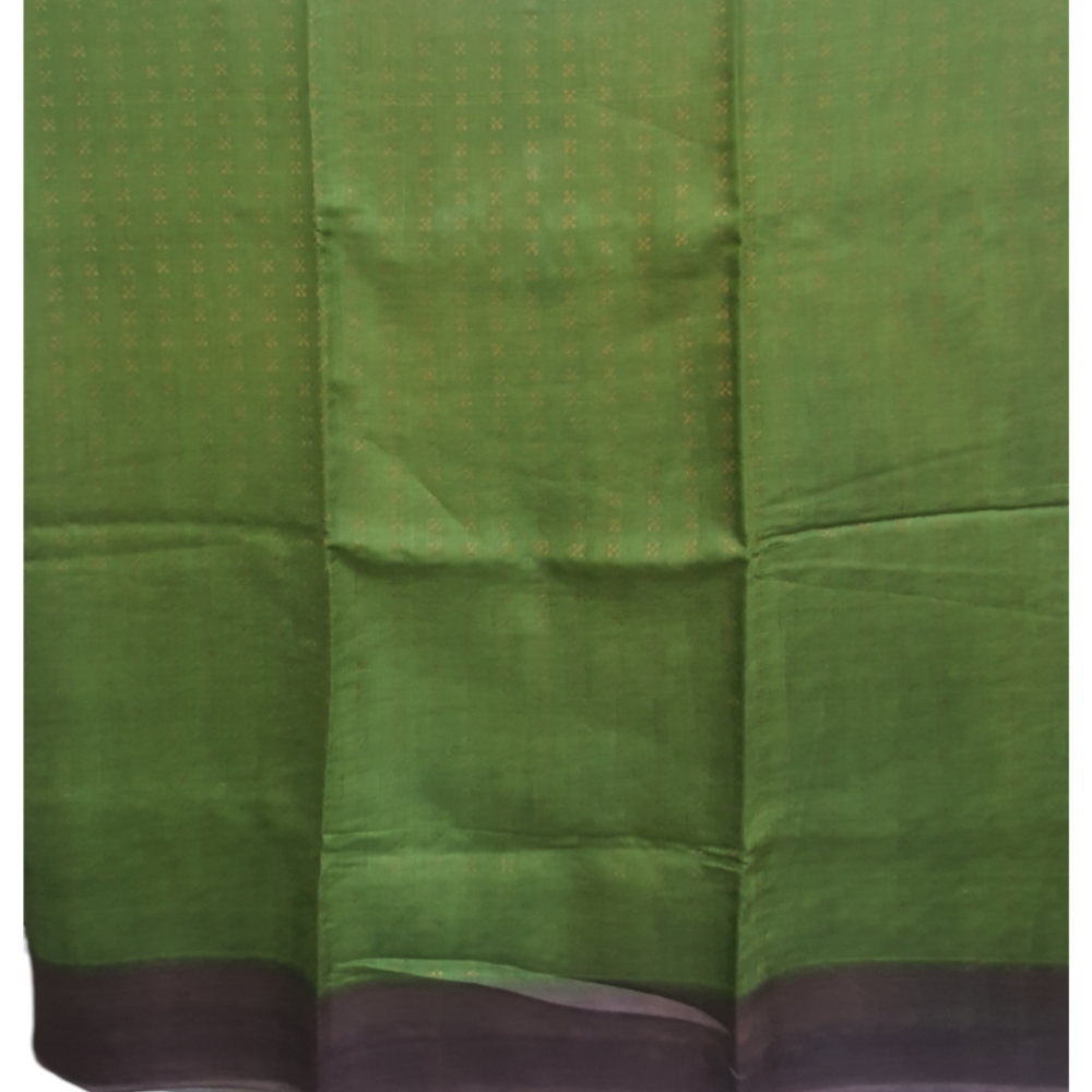 olive green saree brown sari bamboo silk party saree 