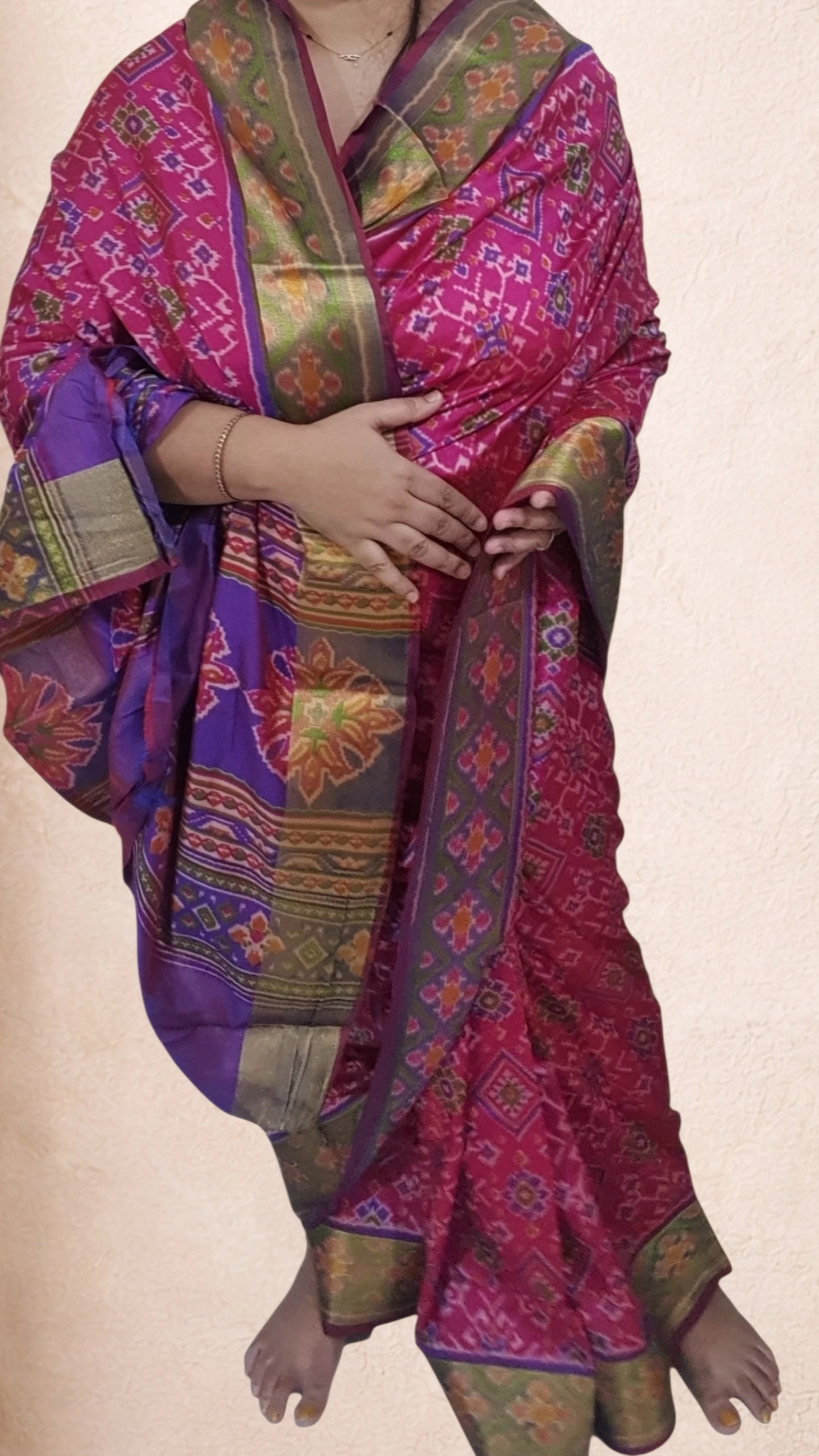 Rani_Semi_patola_saree