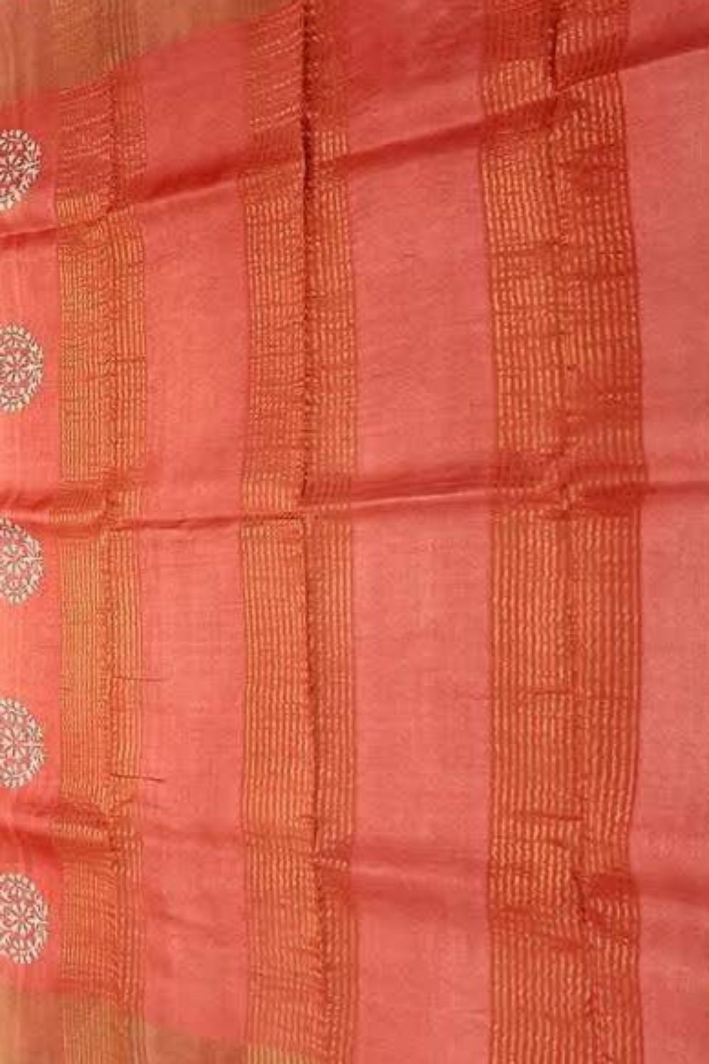 orange_black_strip_pure_handloom_tussare_saree