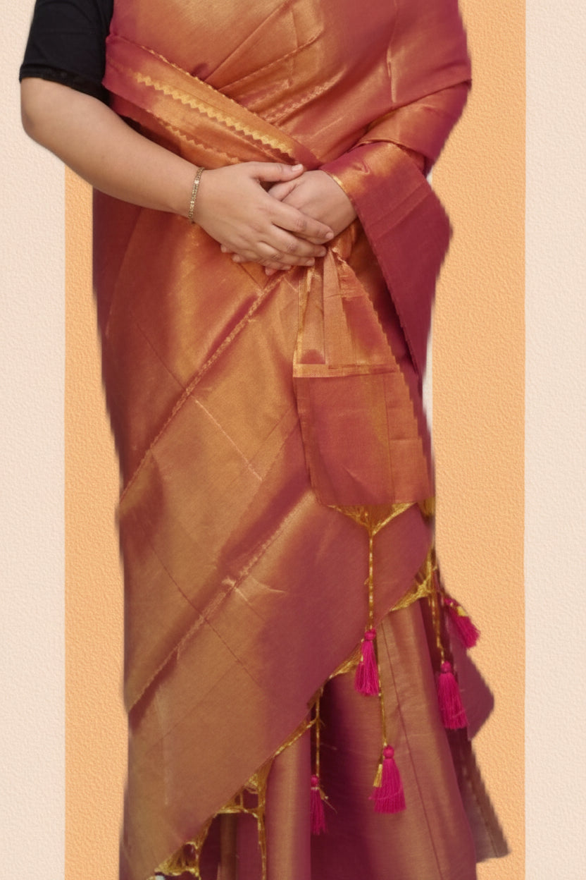 tissue red golden