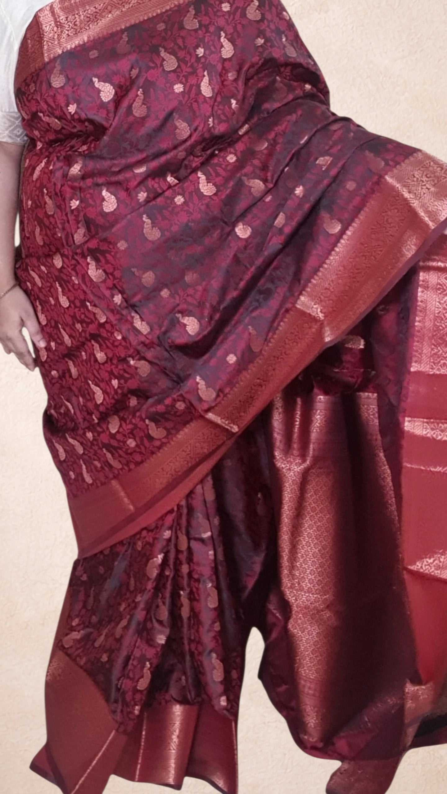 Maroon Soft Silk