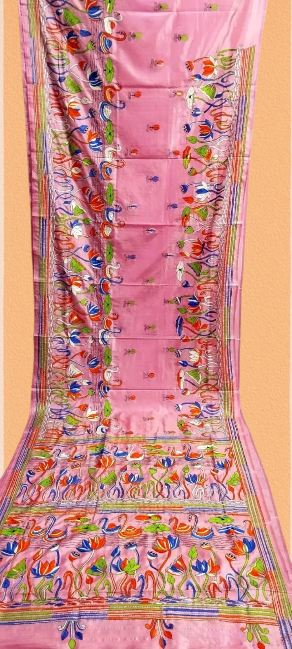 Hand Kantha Stitch Saree