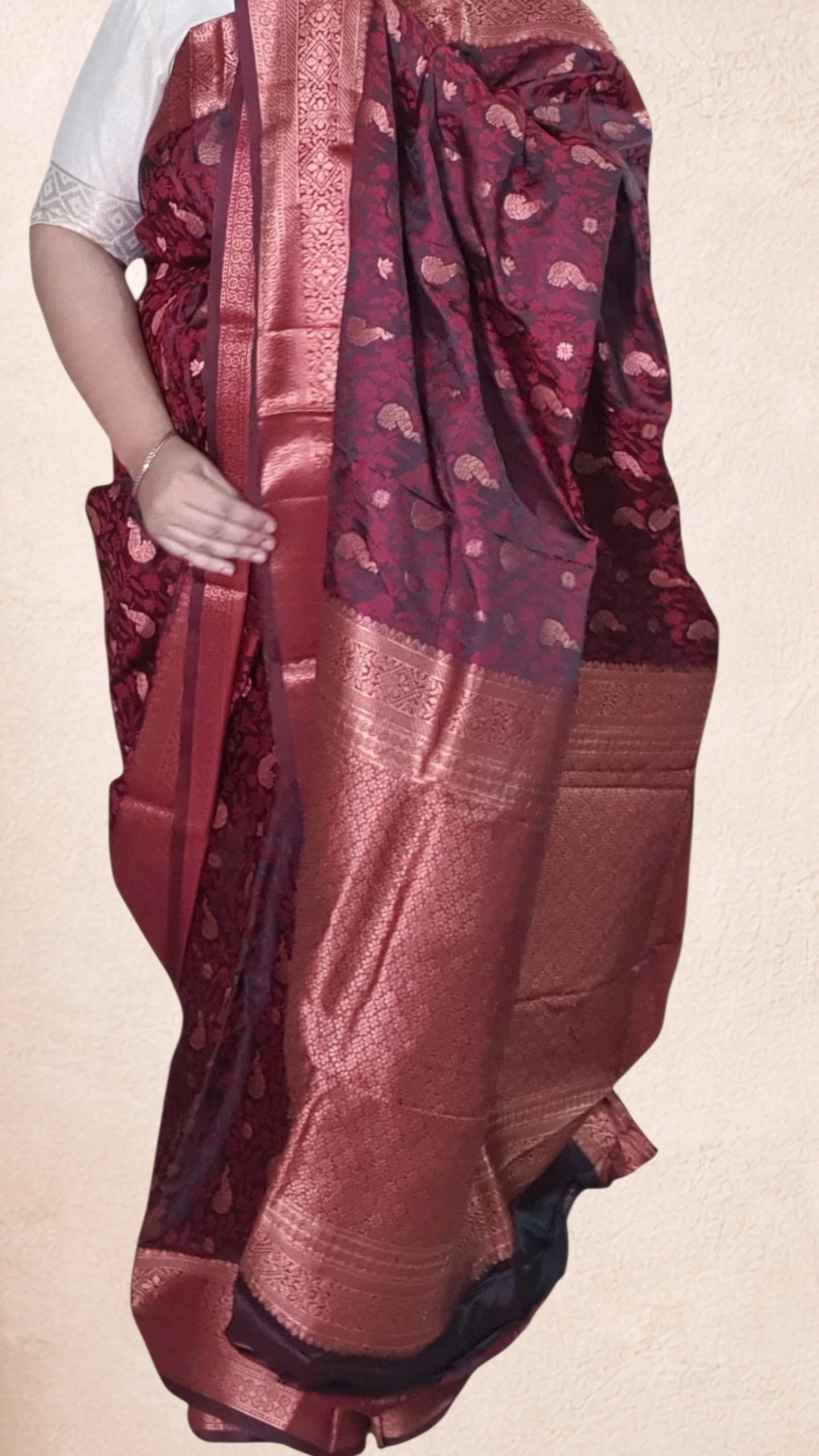 Maroon Soft Silk