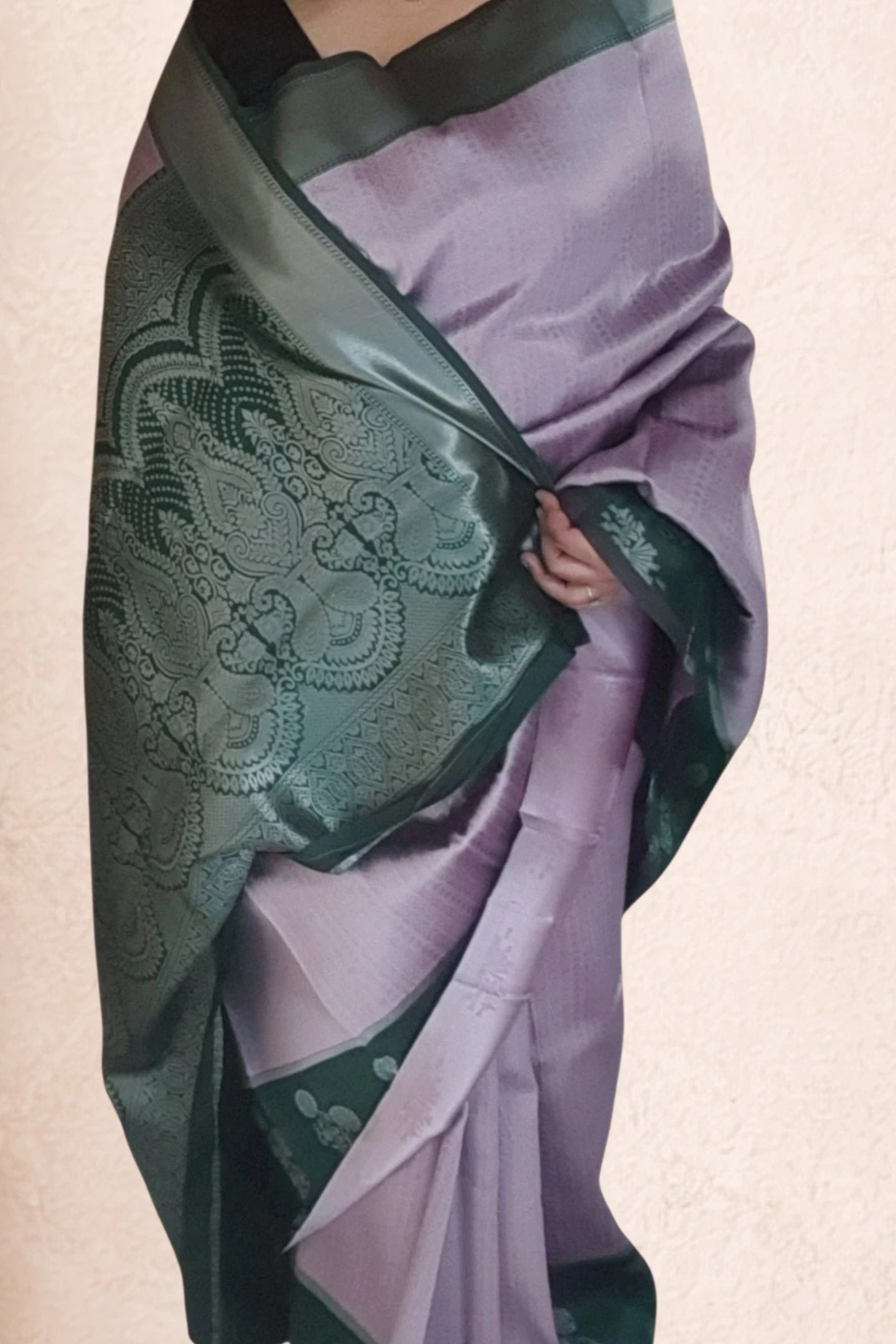 Lavender Soft Silk Saree