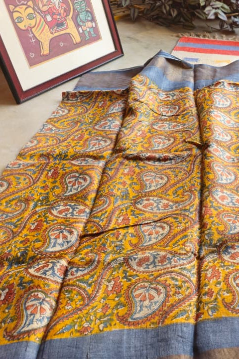 Pure handloom tussar silk saree TS09