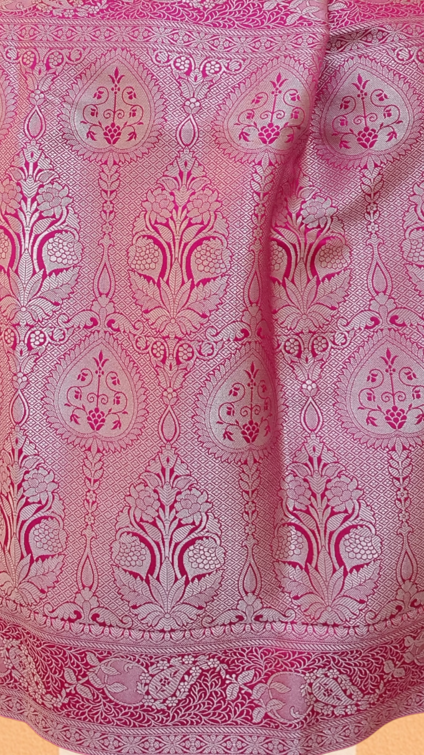 Pink Soft Banarasi Saree