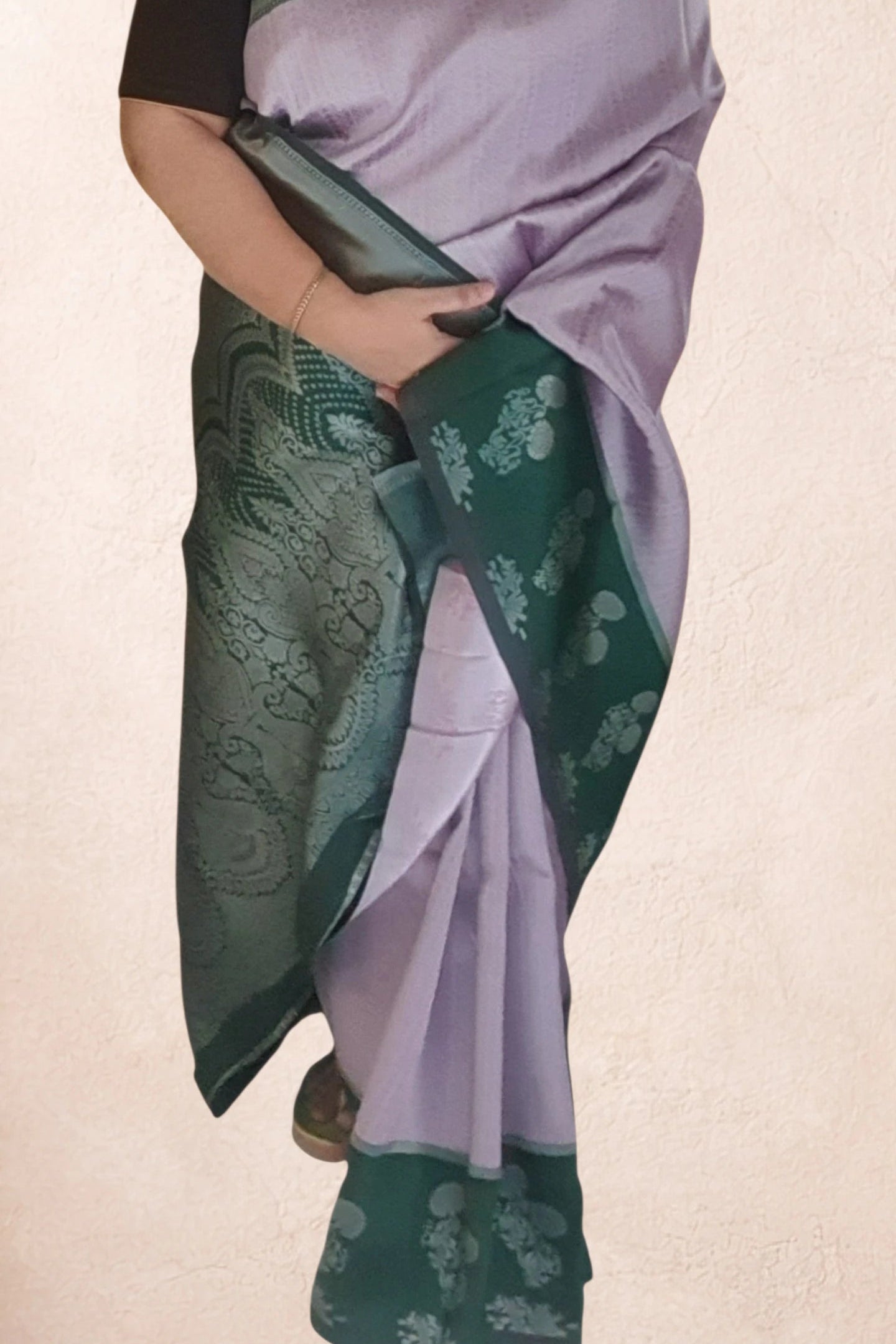 Lavender Soft Silk Saree