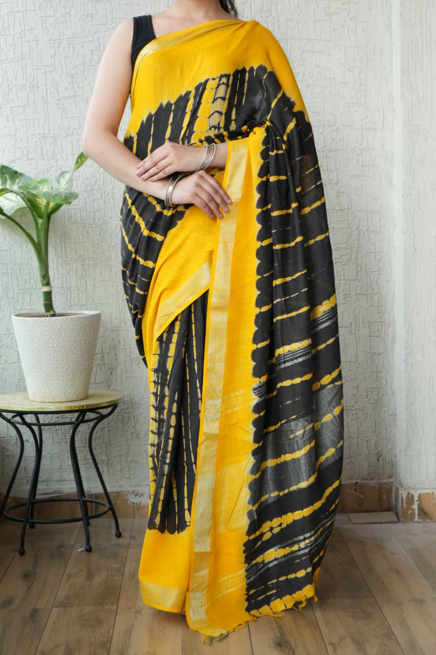 Premium linen cotton Saree 2