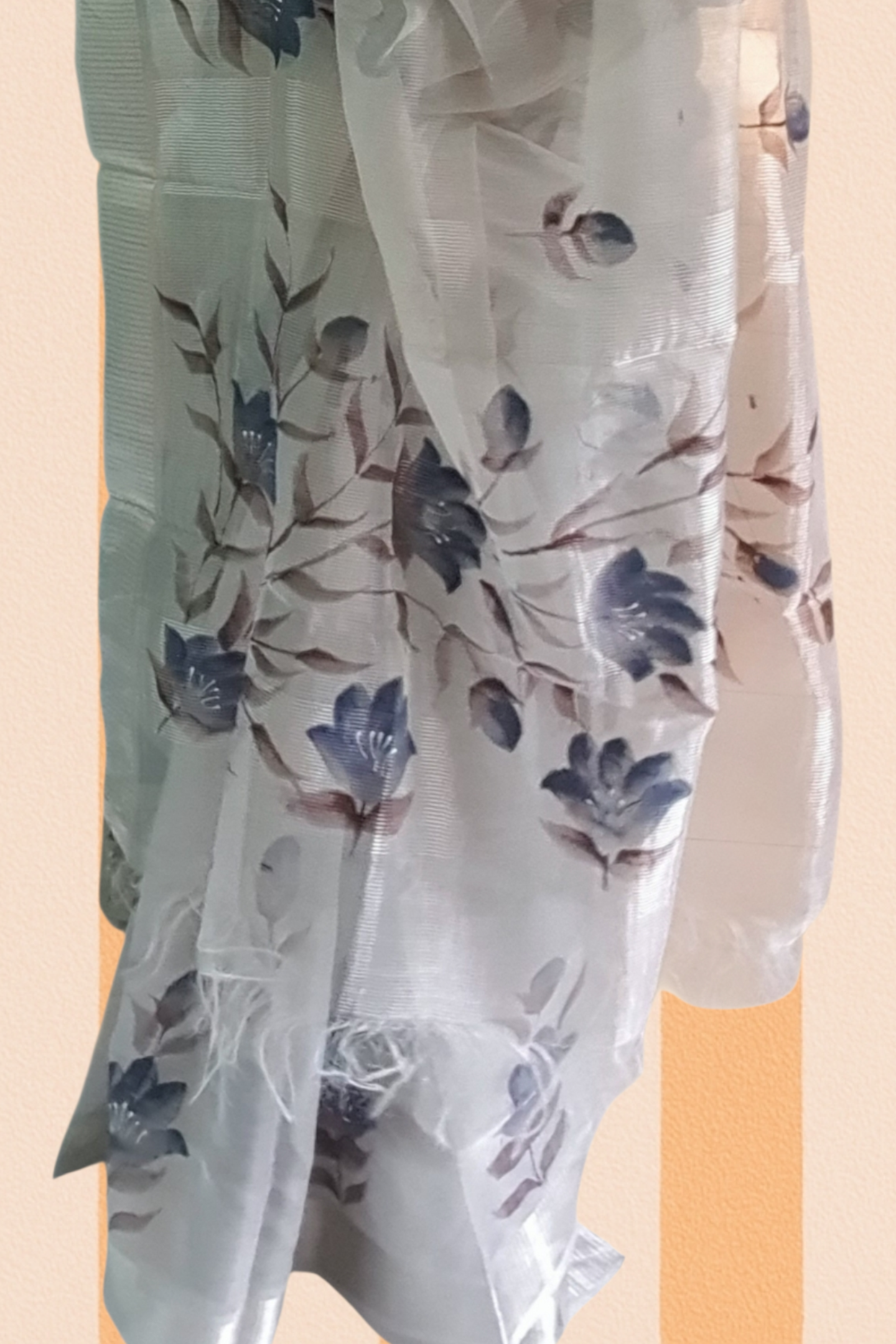 Silver Pure Tissue Saree