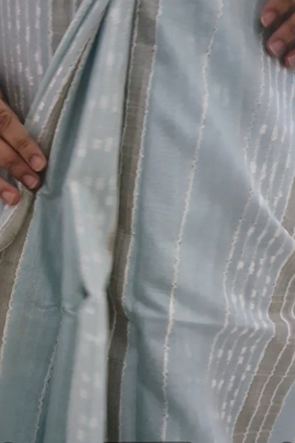 Sea Blue Sari Kota Silk Saree